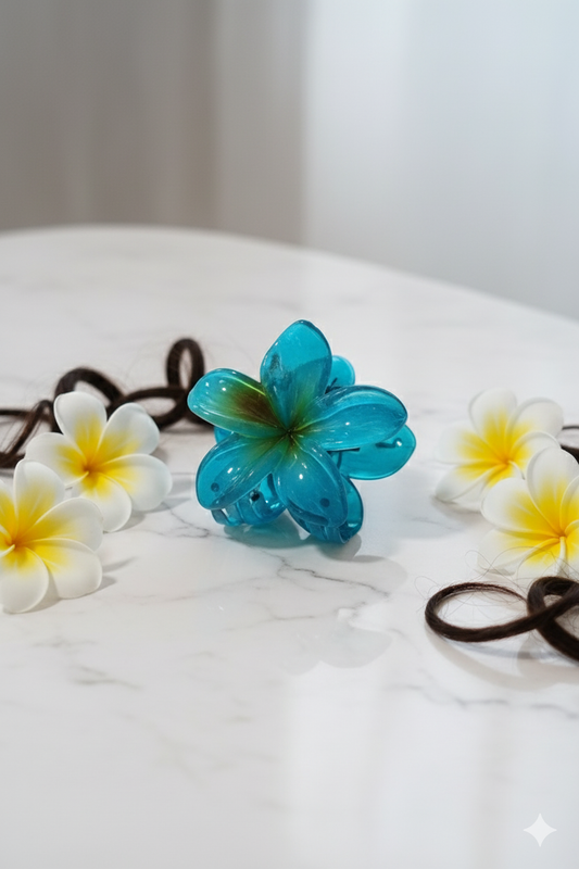 Large Flower Hair Claw Clip