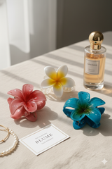 Large Flower Hair Claw Clip