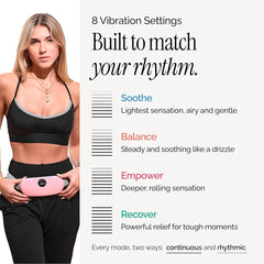 Portable Heating Pad for Period Cramps Relief with Heat & Massage